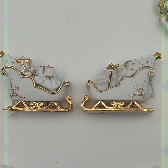 🎄Vintage 2001 TRADITONS Hand Painted Porcelain Ornaments Christmas New - Picture 11 of 14